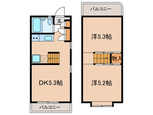 田園ハウスの物件間取画像